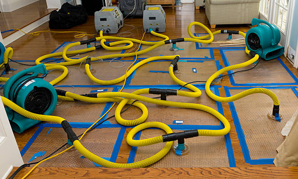 Professional Flood Damage Restoration technician working in Atlantic Beach, NY